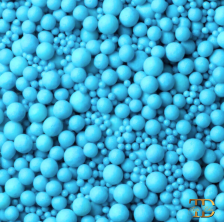 Dekorativne perle - PLAVI MIX 80g